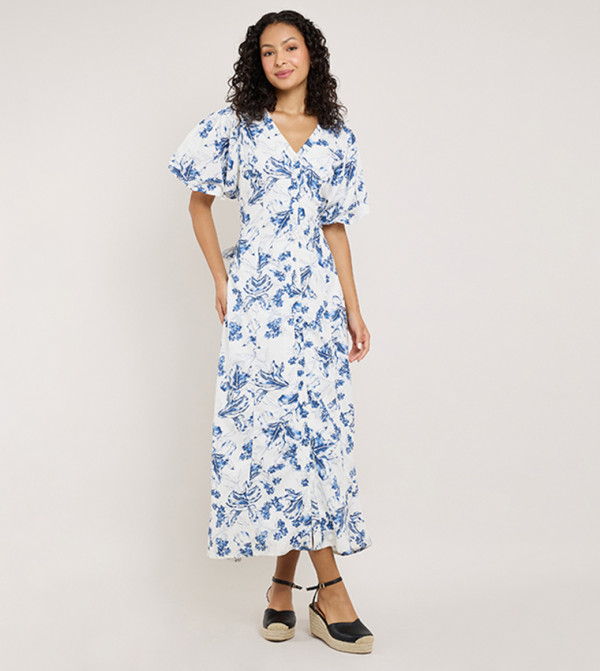 R&B  Maxi Dresses - Blue undefined