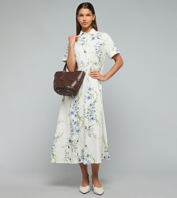 أر آند بي  فساتين كاجوال - متعدد Shirt & T-Shirt Dresses