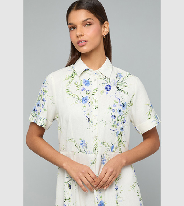 أر آند بي  فساتين كاجوال - متعدد Shirt & T-Shirt Dresses