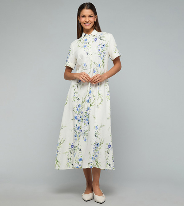 أر آند بي  فساتين كاجوال - متعدد Shirt & T-Shirt Dresses