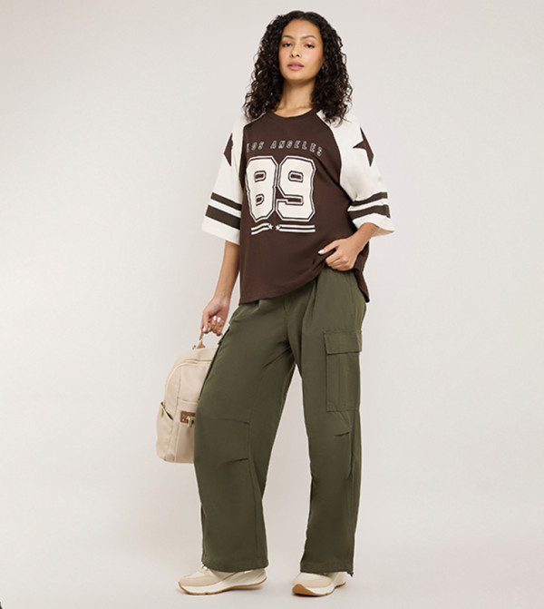 R&B  Pants & Leggings - Green Casual Pants