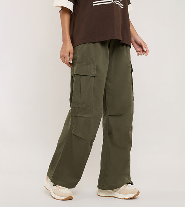 R&B  Pants & Leggings - Green Casual Pants