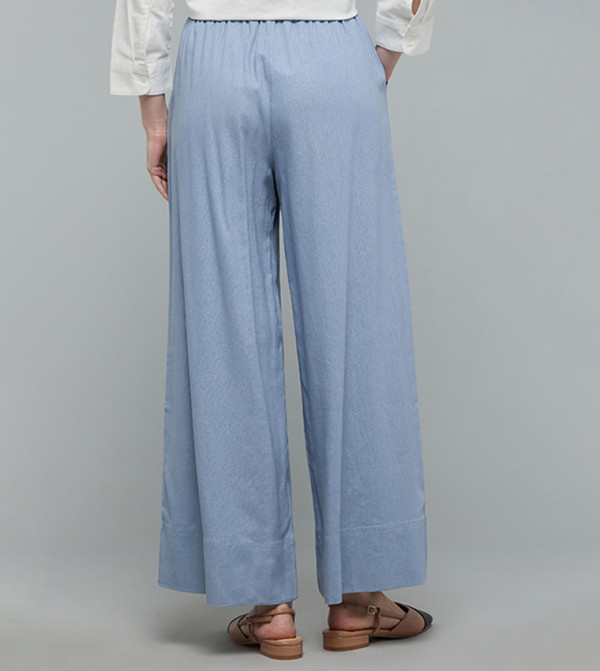 R&B  Pants & Leggings - Blue Casual Pants