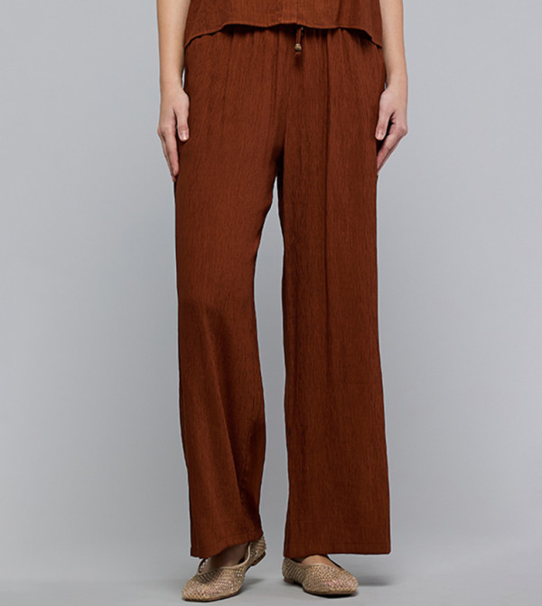 R&B  Casual Pants - Brown Casual Pants