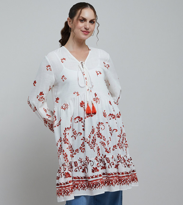 R&B  Tunics - White Tunics