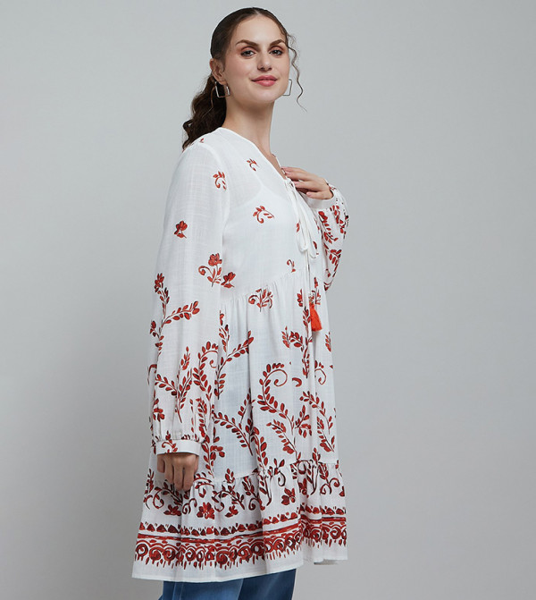 R&B  Tunics - White Tunics