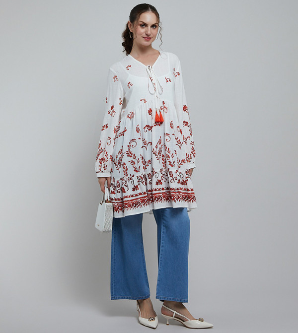 R&B  Tunics - White Tunics