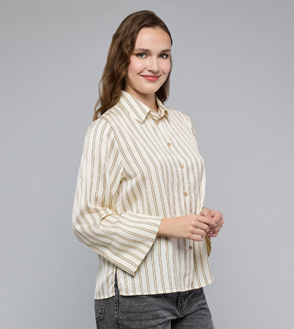 R&B  Shirts - Beige Shirts