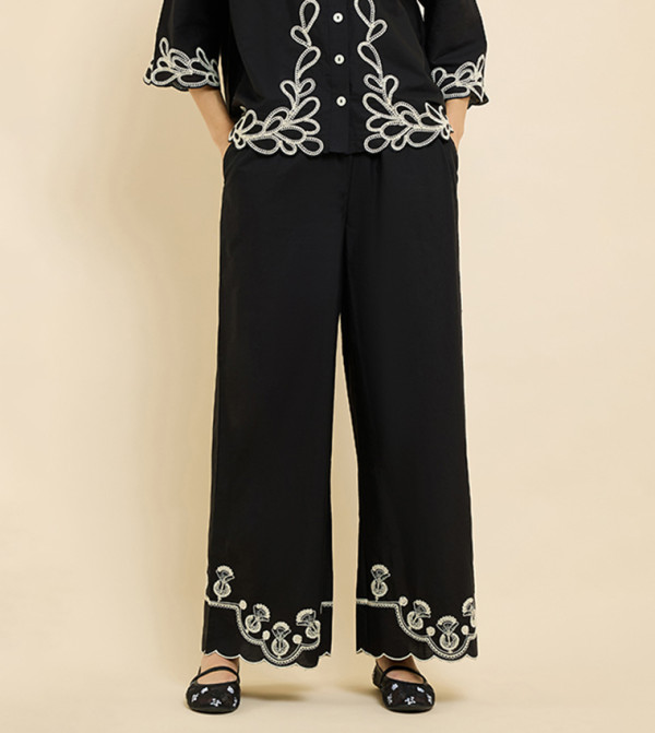 R&B  Pants & Leggings - BLACK Casual Pants