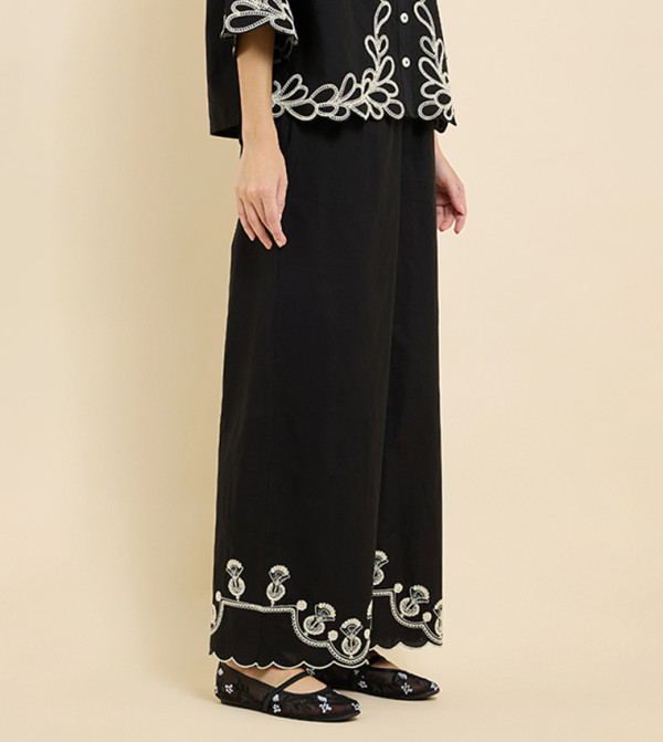 R&B  Pants & Leggings - BLACK Casual Pants