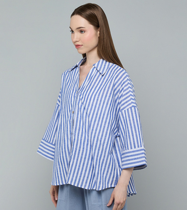 R&B  Shirts - Blue Shirts