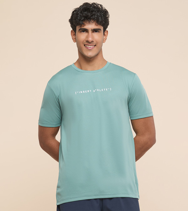 R&B  Sportswear - Green T-Shirts & Vests