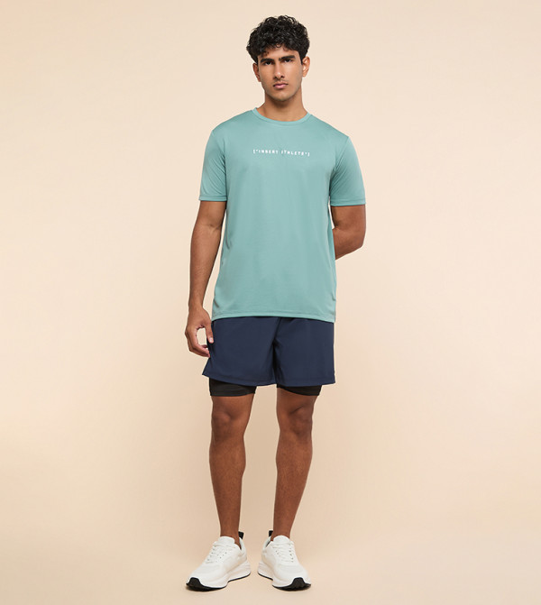 R&B  Sportswear - Green T-Shirts & Vests