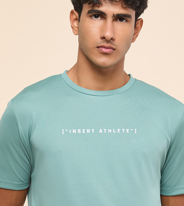 R&B  Sportswear - Green T-Shirts & Vests