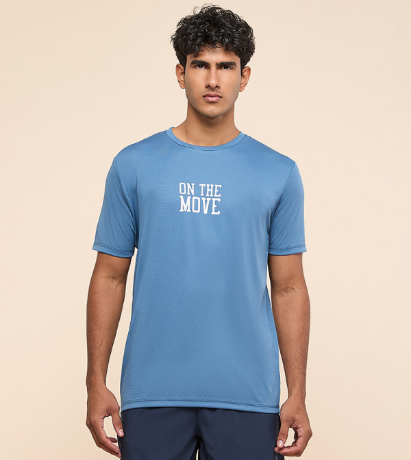 R&B  T-Shirts & Vests - Blue T-Shirts & Vests
