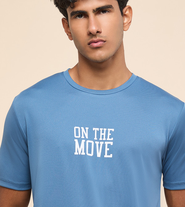 R&B  T-Shirts & Vests - Blue T-Shirts & Vests