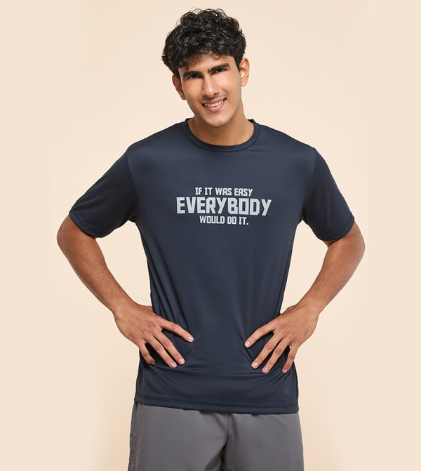 R&B  T-Shirts & Vests - Blue T-Shirts & Vests
