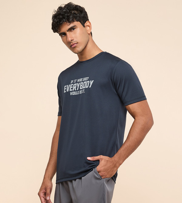 R&B  T-Shirts & Vests - Blue T-Shirts & Vests