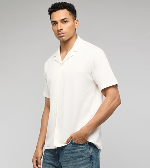 R&B R&B - White Short Sleeves