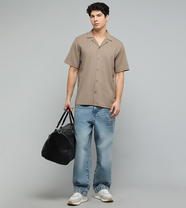 R&B  Short Sleeves - Brown Short Sleeves