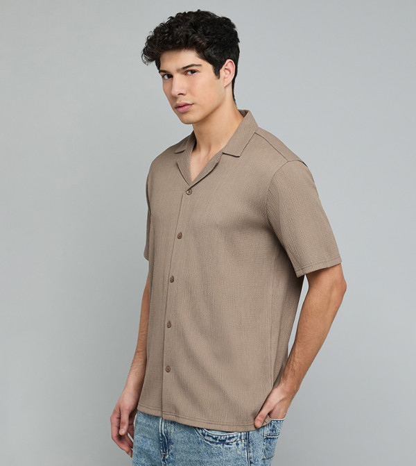 R&B  Short Sleeves - Brown Short Sleeves