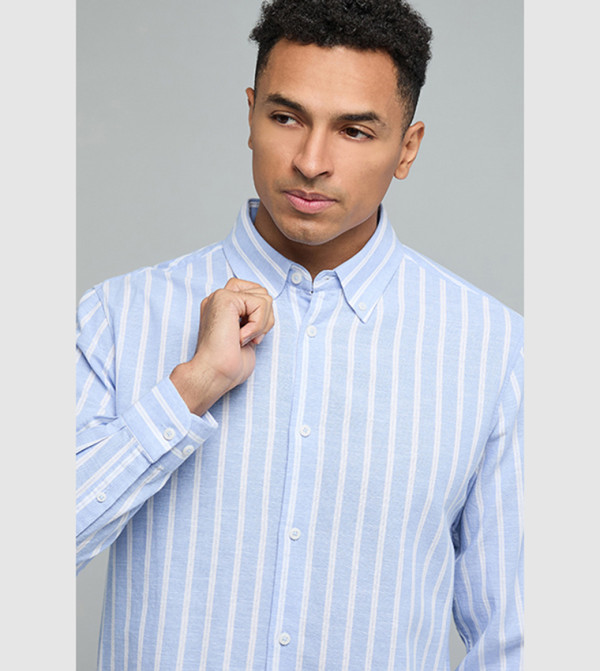 أر آند بي  daily-essentials - أزرق Long Sleeves