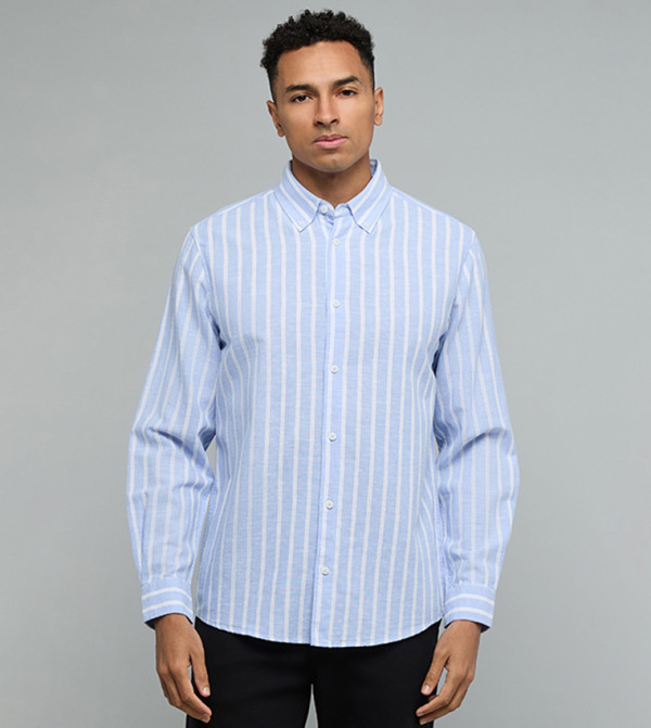 أر آند بي  daily-essentials - أزرق Long Sleeves