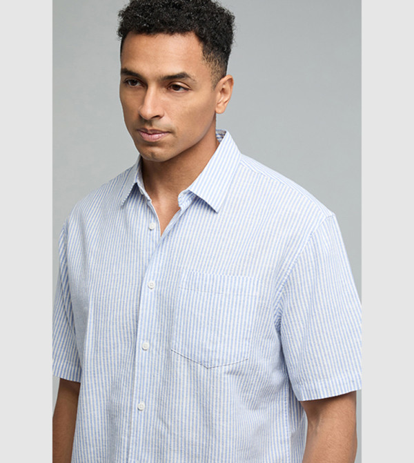 R&B  Short Sleeves - Blue Short Sleeves