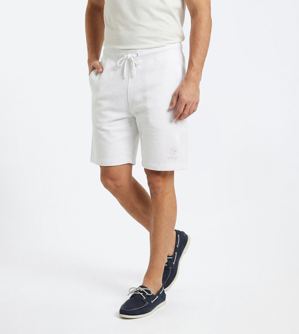 Beverly Hills Polo Club  Casual Shorts - White Casual Shorts