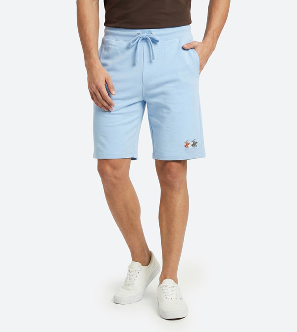 Beverly Hills Polo Club Shorts - Blue Casual Shorts