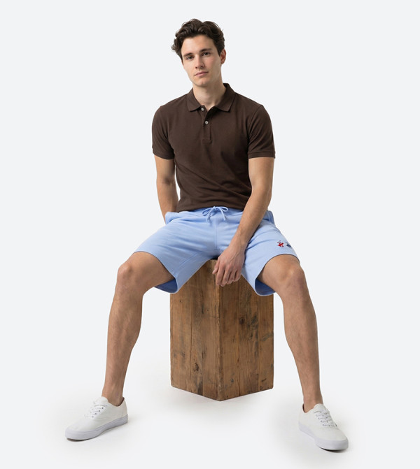 Beverly Hills Polo Club Shorts - Blue Casual Shorts