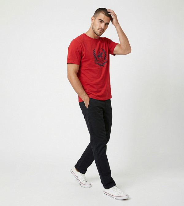 Beverly Hills Polo Club Beverly Hills Polo Club - Red Round Neck T-Shirts