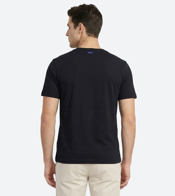 Beverly Hills Polo Club  Clothing - NAVY BLUE Round Neck T-Shirts