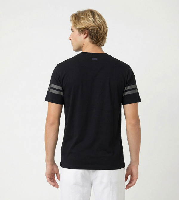 Beverly Hills Polo Club collection - Black Round Neck T-Shirts