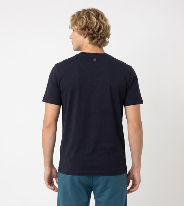 بيفرلي هيلز بولو كلوب workwear-reworked - كحلي Round Neck T-Shirts
