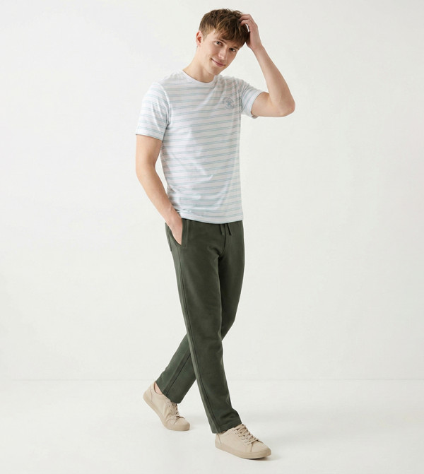 Beverly Hills Polo Club  T-Shirts - Beige Round Neck T-Shirts
