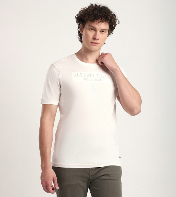 بيفرلي هيلز بولو كلوب  heat-ready-essentials - أبيض Round Neck T-Shirts