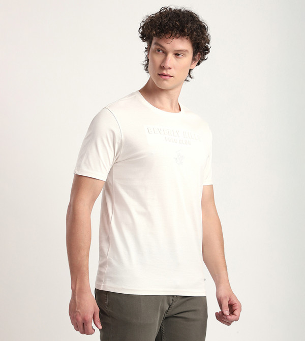 بيفرلي هيلز بولو كلوب  heat-ready-essentials - أبيض Round Neck T-Shirts