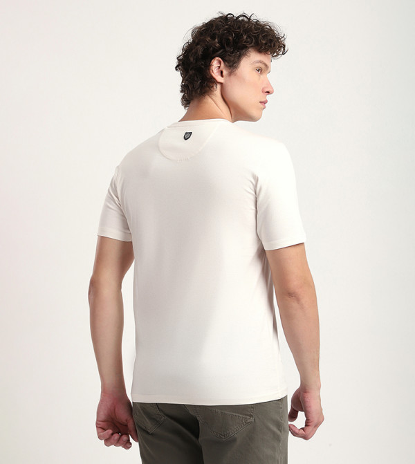 بيفرلي هيلز بولو كلوب  heat-ready-essentials - أبيض Round Neck T-Shirts