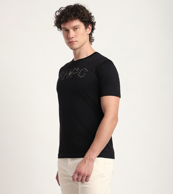 بيفرلي هيلز بولو كلوب  heat-ready-essentials - أسود Round Neck T-Shirts