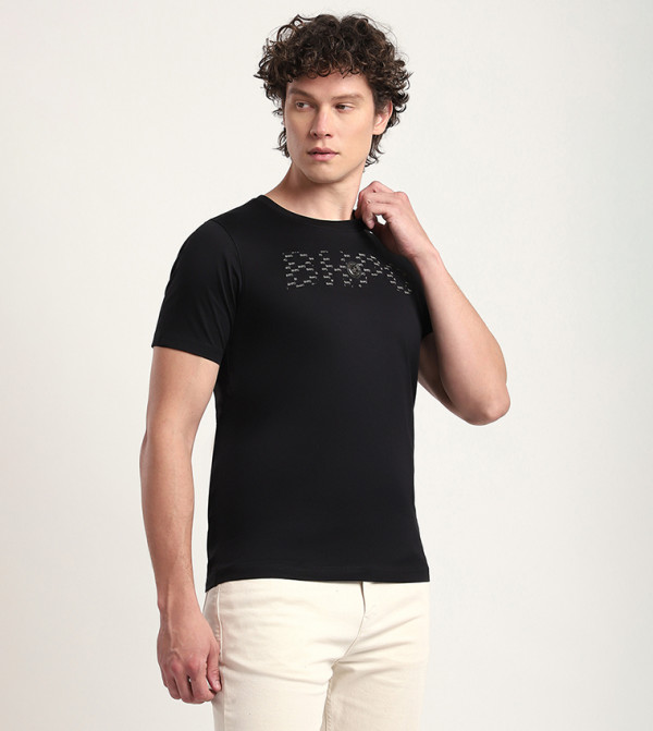 بيفرلي هيلز بولو كلوب  heat-ready-essentials - أسود Round Neck T-Shirts