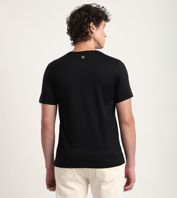 بيفرلي هيلز بولو كلوب  heat-ready-essentials - أسود Round Neck T-Shirts