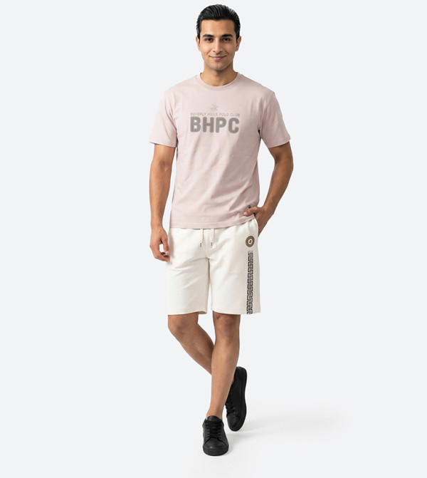 Beverly Hills Polo Club  workwear-reworked - Beige Round Neck T-Shirts