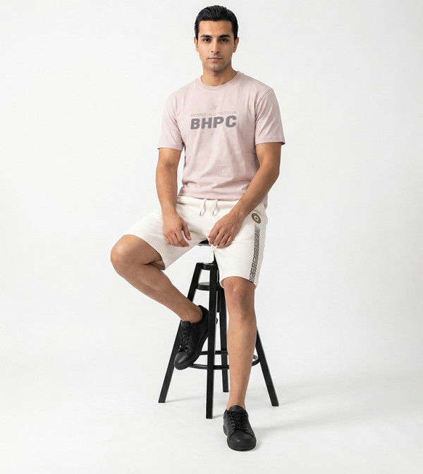 Beverly Hills Polo Club  workwear-reworked - Beige Round Neck T-Shirts