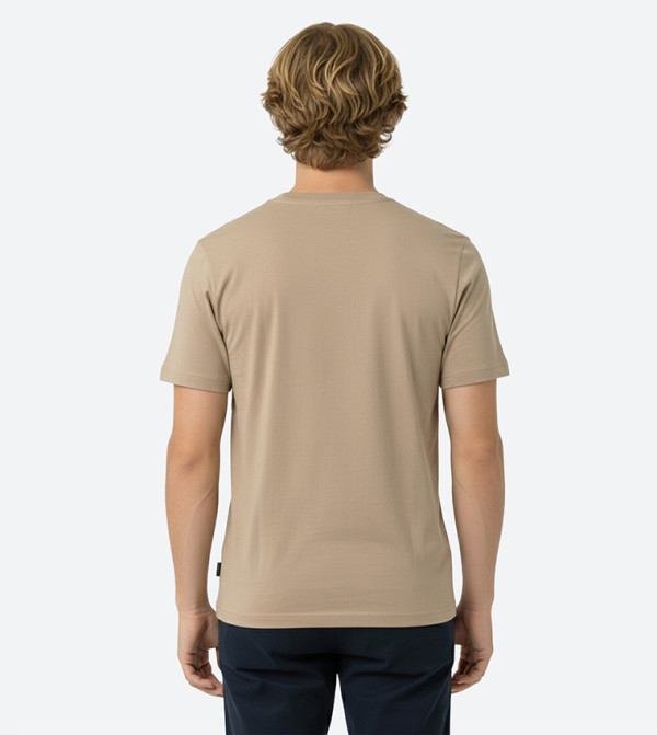 Beverly Hills Polo Club  heat-ready-essentials - Sand Round Neck T-Shirts