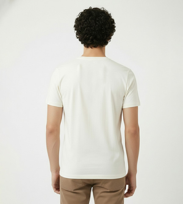 بيفرلي هيلز بولو كلوب  تيشرتات وبلايز - بيج Round Neck T-Shirts