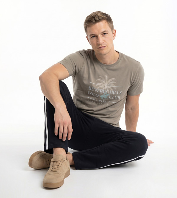 بيفرلي هيلز بولو كلوب  - أخضر Round Neck T-Shirts