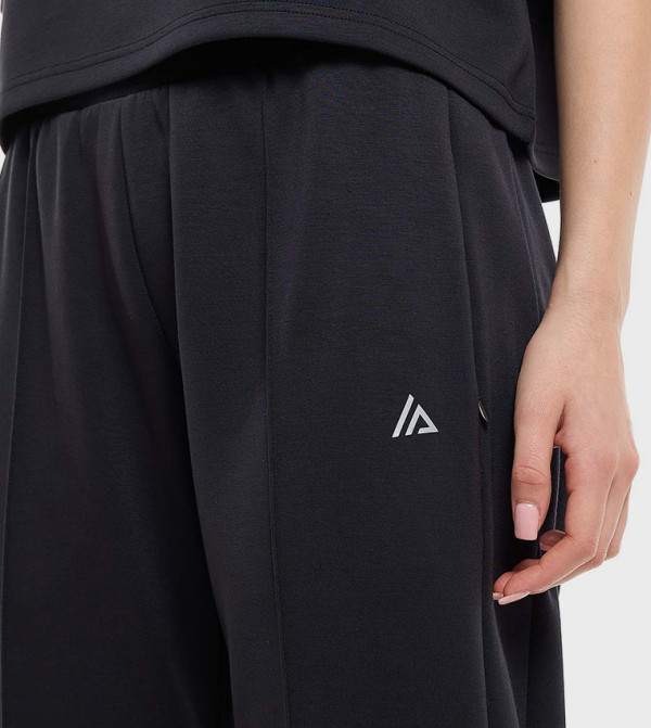 R&B  Sportswear - Black Track Pants & Joggers