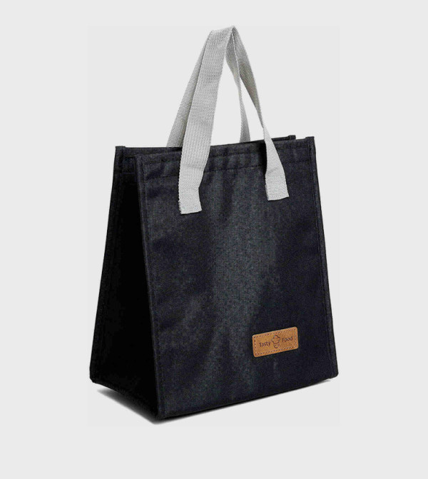R&B  - Black Lunch Bags