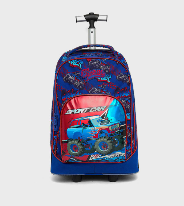 أر آند بي حقائب - أزرق رويال طقم حقائب ظهر بعجلات